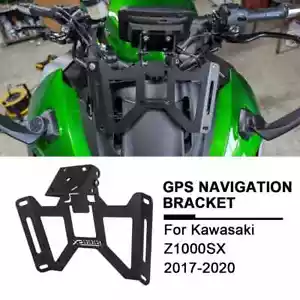 Przednia szyba Stojak na telefon Uchwyt GPS Płyta Uchwyt do Kawasaki Ninja Z1000SX - Zdjęcie 1 z 9
