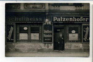 Fotokarte BERLIN Prenzlauer Berg - Gastwirtschaft Römhild - Dänenstraße 5 - 1925