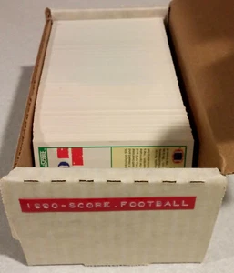 1990 Score Football complete set 1-330 W/ Trivia Cards Pack Fresh Barry Sanders - Picture 1 of 1
