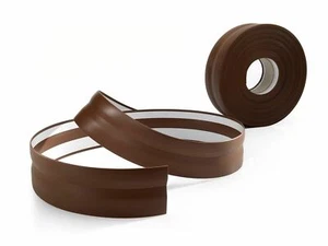 AUTOADHESIVO Flexible Zócalo Cubierto Tira PVC Junta de Pared de Piso - Imagen 1 de 34