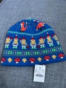 J. Crew Gnome Lambs Wool Blend Kids Winter Beanie Hat Fair Isle Large/X-Large - Picture 1 of 2