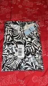 New Ann Taylor Square Neck Sleeveless Black White Textured Tank Sheath Dress 4P - Picture 1 of 1