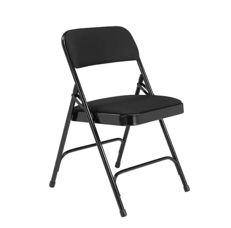 National Public Seating 2200 Series Deluxe Fabric Upholstered Double Hinge 4 PK