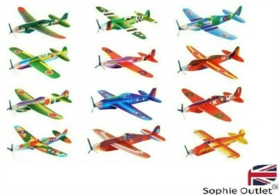 JET FIGHTERS FLYING GLIDERS Boys Toy Planes Birthday Party Bag Fillers R20001
