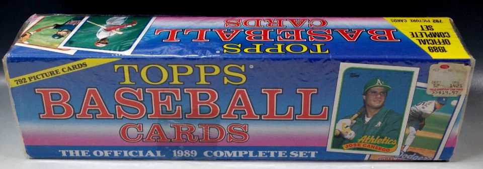 1989 TOPPS MLB BASEBALL CARDS COMPLETE SET 1-792 FACTORY