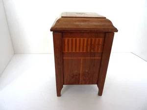 Caja de música vintage de madera cuerda baratija joyería caja musical - Imagen 1 de 8