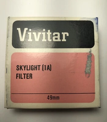 Vintage Vivitar 49mm Skylight 1A Filter *package Only - Image 1 of 4