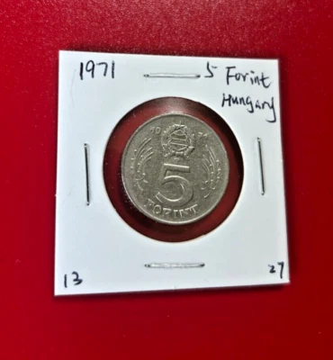 1971 5 FORINT HUNGARY COIN - NICE WORLD COIN !!! - Image 1 of 2