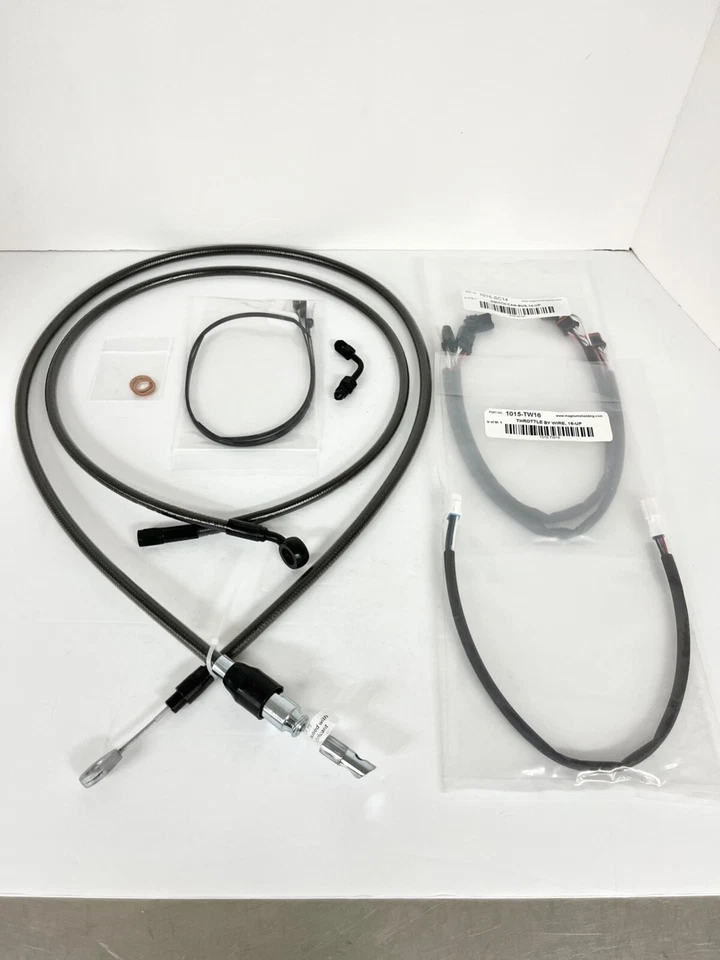 Kit de cables de control Harley Davidson 18-23 Softail ABS negro perla blindaje Magnum Foto 1 de 4