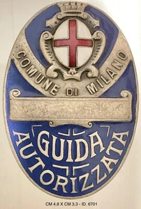 COMUNE DI MILANO GUIDA AUTORIZZATA DISTINTIVO LIBERTY PER DIPENDENTI - Picture 1 of 2