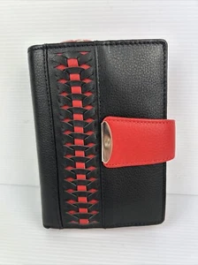 Cenzoni Ladies RFID Purse Leather Multicoloured Card Wallet Clutch Tab Close - Picture 1 of 22