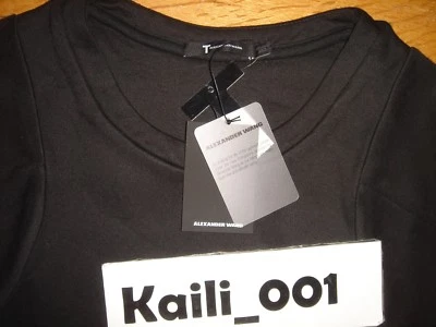 Sudadera de gran tamaño T By Alexander Wang Talla mediana Negro BB Foto 1 de 4