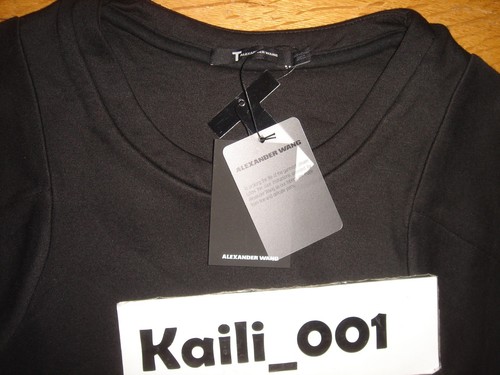 Felpa oversize T di Alexander Wang taglia media nera BB