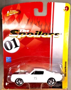 2009 Johnny Lightning The Spoilers #1 1965 Ford Mustang weiß mit Chrom 5 Speichen - Bild 1 von 6