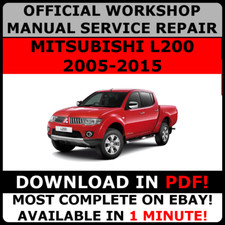 OFFICIAL WORKSHOP Service Repair MANUAL for MITSUBISHI L200 2005-2015