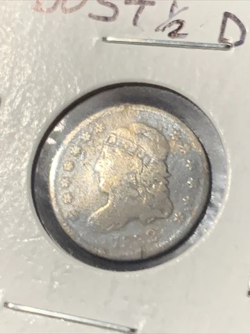 Fine 1832 Capped Bust Half Dime - Slightly Bent Cover