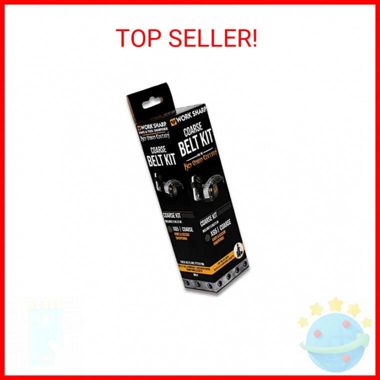 Work Sharp WSSAKO81118 Coarse Grit Belt Kit Tan