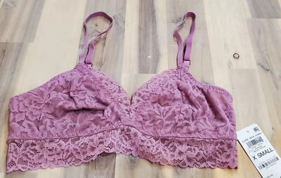 State of Day Women's Lace Bralette - Mauve Orchid Size XSmall - Image 1 of 4