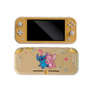 Cute Cartoon Love Stitch Nintendo Switch lite Shell Clear case Protective cover