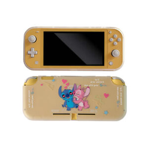 Śliczne kreskówki Love Stitch Nintendo Switch lite Shell przezroczyste etui ochronne