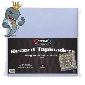 BCW 12-Inch Record 11mm Topload Holder Snug Fit 33 RPM FREE SHIP - Imagen 1 de 2