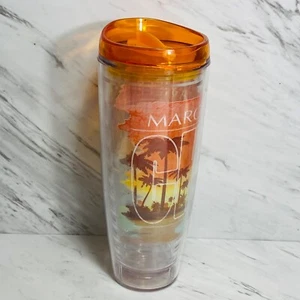 Margaritaville Tervis Style Tumbler Cup 26oz. 'Chill' Island Graphics w/lid - Picture 1 of 3
