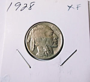 1928 Buffalo Nickel XF - Picture 1 of 3