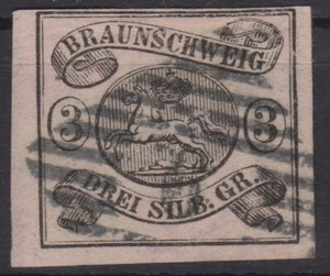 == AD Braunschweig Mi. 8a gest. "Braunschweig", Kat. 110€ == - Picture 1 of 1
