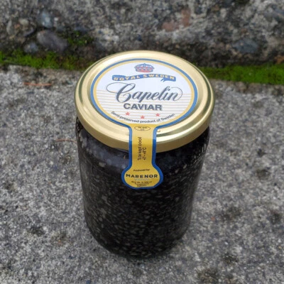 Royal Sweden Black Capelin Caviar 12oz/330g 1 jar For $35 Free Shipping - Image 1 of 3