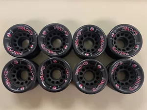 Epic Evolve Black Quad Roller Speed Skate 8 Wheels 95A 62mm x 42mm | Light Use - Picture 1 of 9