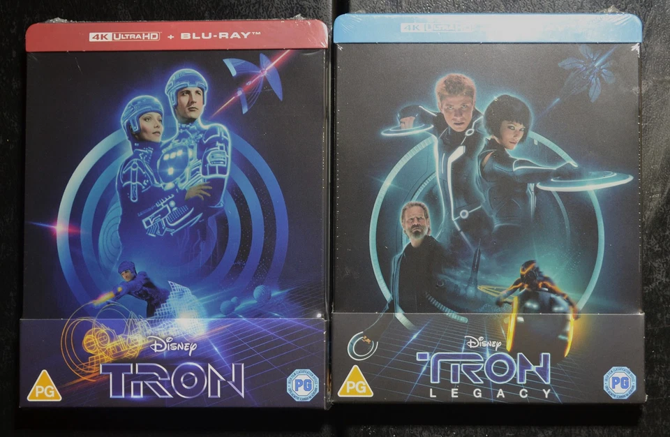 New & Sealed Tron & Tron Legacy 4K Steelbook - Image 1 of 4
