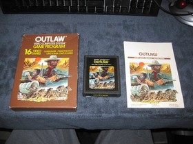 OUTLAW Complete in Box (CIB)  Game for Atari 2600