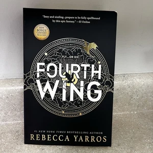 Fourth Wing Rebecca Yarros 2024 1st Edition Sprayed Edges Sprayed Edges 1st Ed 1 - Picture 1 of 7