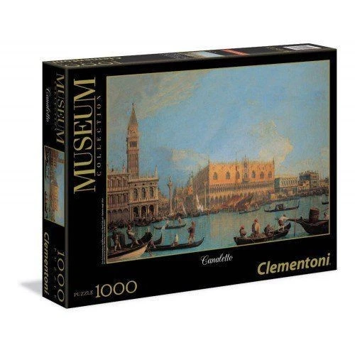 PUZZLE CANALETTO IL RITORNO DEL BUCINTORO 1000 PZ CLEMENTONI MUSEUM COLLECTION - Immagine 1 di 1
