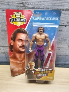 WWE FLASHBACK SERIE "RAVISHING" RICK RUDE MIT HAROLD FINKLE BEINEN - MATTEL - NEU IN VERPACKUNG - Bild 1 von 3
