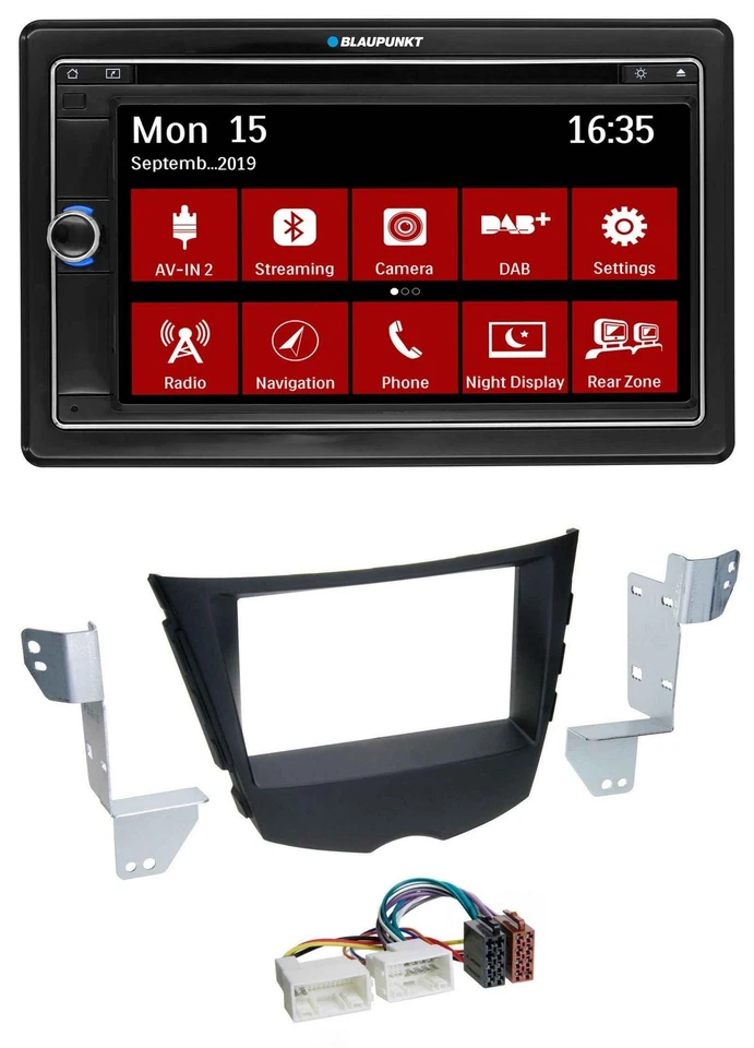 Blaupunkt Bluetooth DAB 2DIN USB DVD MP3 Autoradio für Hyundai Veloster FS ab 20 - Bild 1 von 4