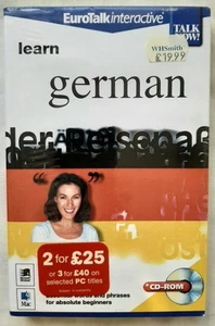 TALK NOW! Learn German CD-ROM for beginners byEurotalk Interactive  NEW & sealed - Picture 1 of 2