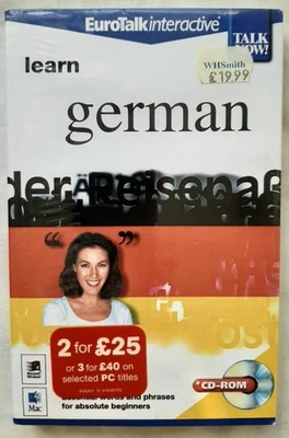 TALK NOW! Learn German CD-ROM for beginners byEurotalk Interactive  NEW & sealed - Image 1 of 2