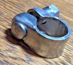 Abrazadera de tija de sillín Schwinn vintage con perno y tuerca "S" de 1973 Breeze - Imagen 1 de 6