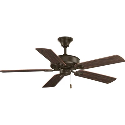 Progress Lighting P2503 Bronze Air Pro 5 Blade Hanging Ceiling Fan - Image 1 of 4
