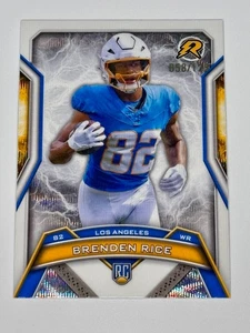 2024 Topps Resurgence - Brenden Rice - White Surge Refractor /125 (RC) - Picture 1 of 2