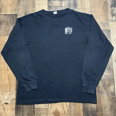 T-Shirt Vintage Gabber European Tour Hardcore Trance Techno Uomo Large Y2K - Immagine 1 di 4