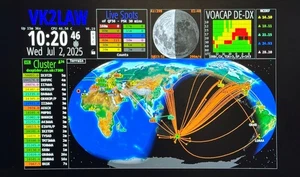 HamClock-Ham Radio World Clock on Pi-3B+ - Afbeelding 1 van 4