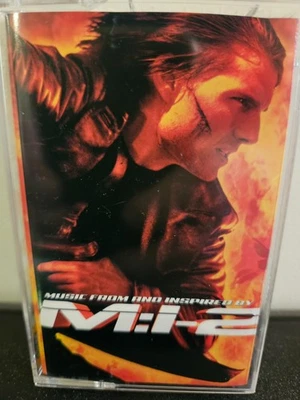 MISSION IMPOSSIBLE 2 Various 2000 CASSETTE TAPE ORIGINAL MUSIC SOUNDTRACK - Image 1 of 4