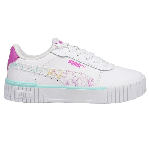 Scarpe casual sneakers PUMA Carina 2.0 Bubble Dye platform giovani ragazze taglia 7 M