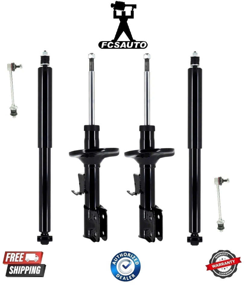 Complete Front Strut & Rear Shock Assembly with Sway Bar fits 04-06 Pontiac GTO - Image 1 of 1