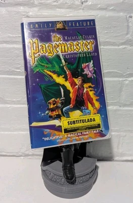 The Pagemaster VHS Tape 1995 Clamshell Case Macaulay Culkin, Christopher Lloyd - Image 1 of 4