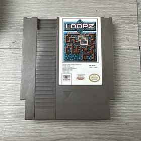 Loopz (Nintendo Entertainment System, 1990) NES  Cleaned Tested & Working