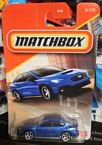 Matchbox 2026 Blue 2024 SUBARU WRX S4 STi 31/125 - Picture 1 of 3