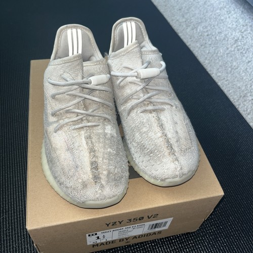 Scarpe da ginnastica Adidas Yeezy Boost 350 V2 slip on giovani ragazzi bianco sporco casual I